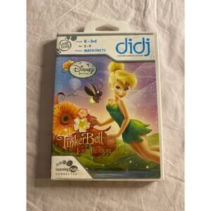 LeapFrog Didj Game Disney Fairies Tinker Bell and the Lost Treasure Math Facts
